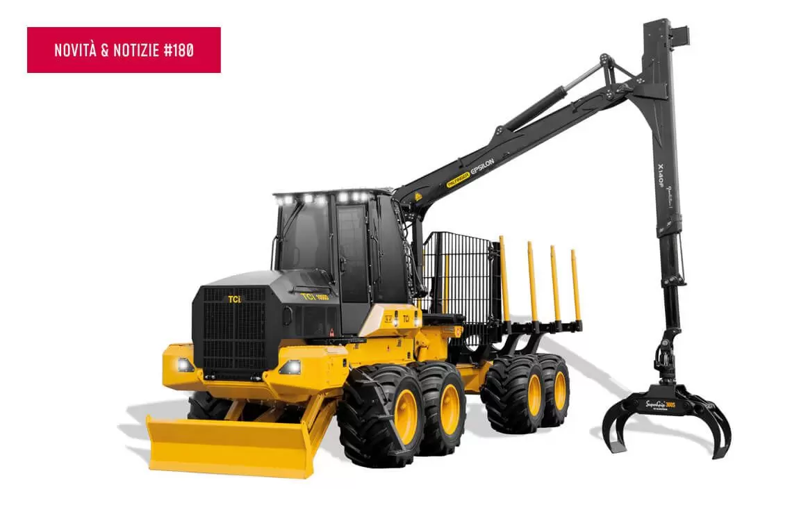 Tigercat TCi 1055D: il nuovo forwarder configurabile di Tigercat Industries